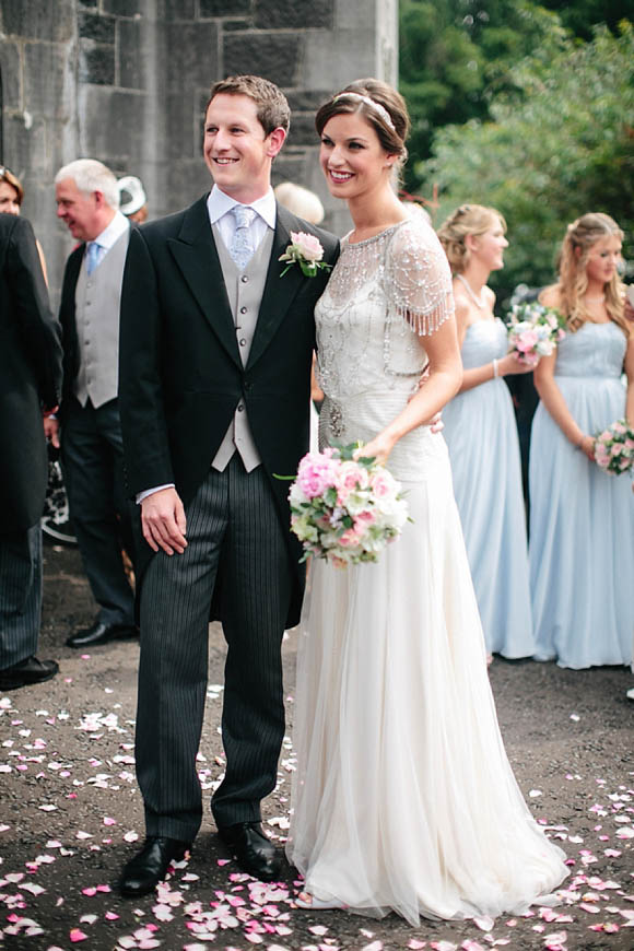 Jenny Packham wedding dress, farm wedding
