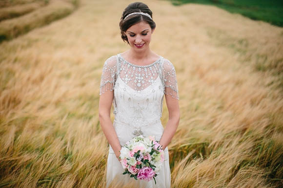 Jenny Packham wedding dress, farm wedding