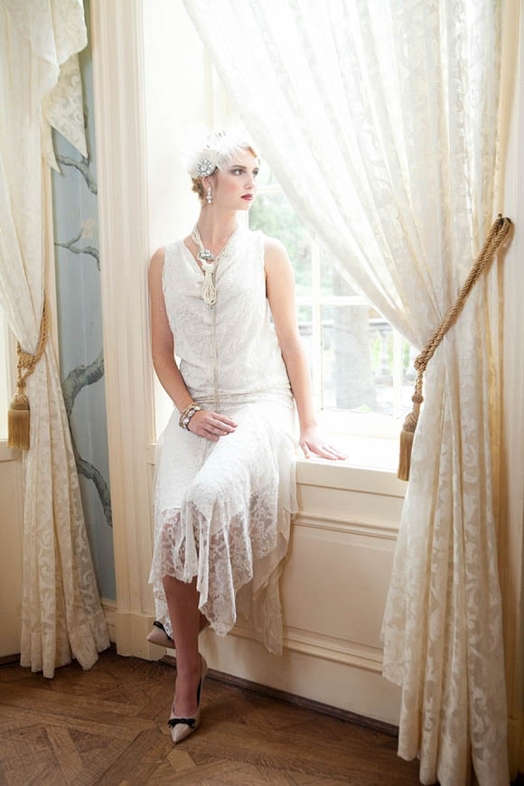 Downton Abbey Bride, 1920s Wedding Inspiration