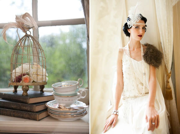 Downton Abbey Bride, 1920s Wedding Inspiration