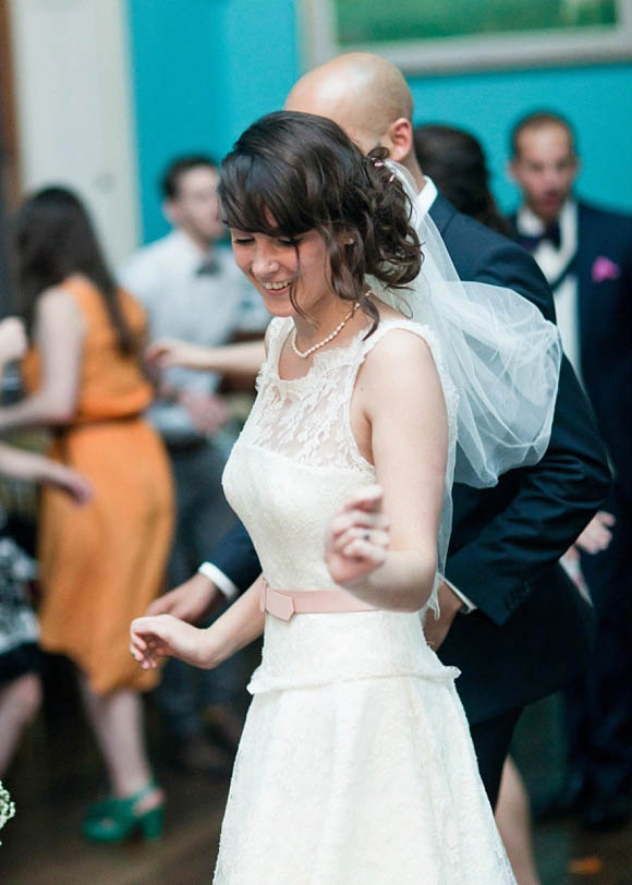 Stephanie Allin wedding dress, quirky and enchanting outdoor wedding