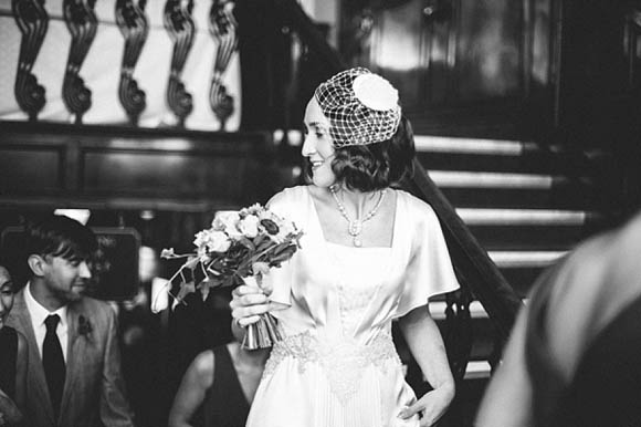 Old school glamour theatre vintage wedding