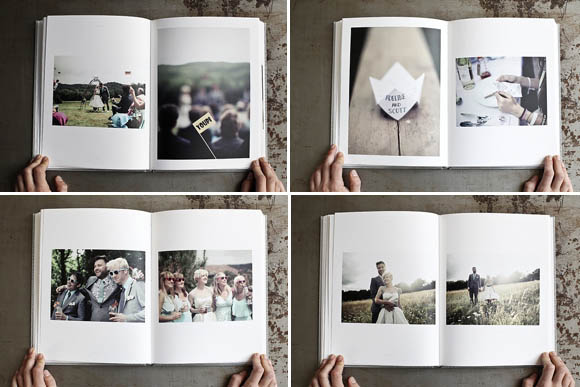 Wedding photograph books, by We Not Me Collective