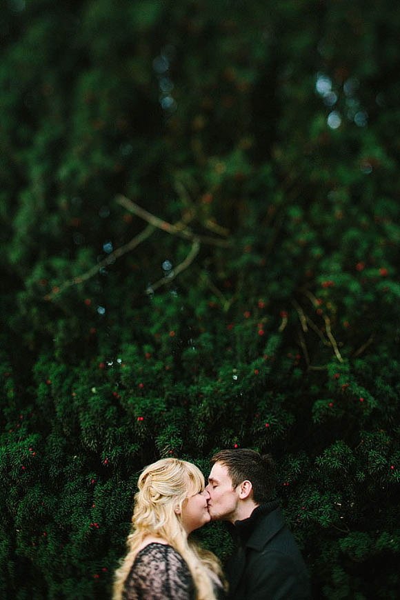 A 1950s Kitchen Inspired Engagement Shoot