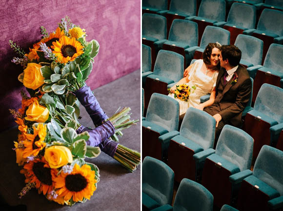 Old school glamour theatre vintage wedding