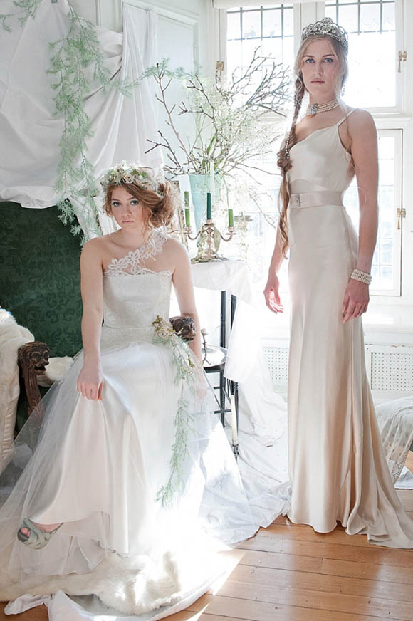 Edwardian inspired wedding dresses by Sally Lacock