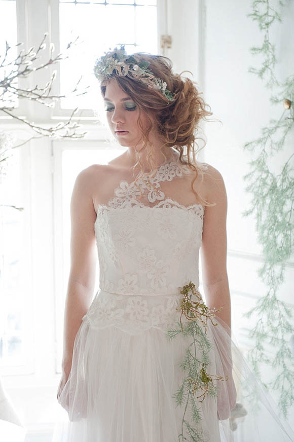 Edwardian inspired wedding dresses by Sally Lacock