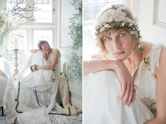 Edwardian inspired wedding dresses by Sally Lacock