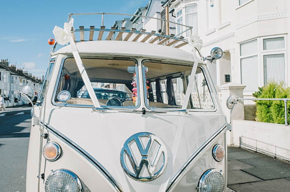 1950s inspired wedding dress Brighton wedding