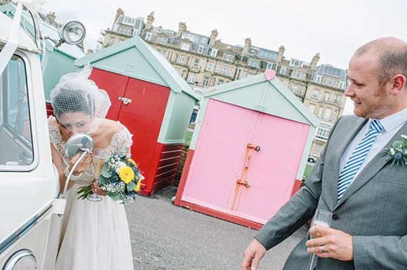 1950s inspired wedding dress Brighton wedding