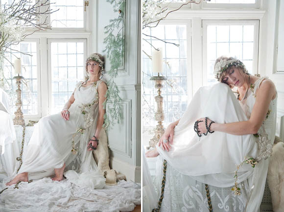 Edwardian inspired wedding dresses by Sally Lacock