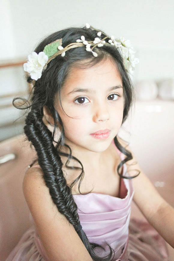 headbands and headpieces for flowergirls and bridesmaids by What Katy Did Next Photography by Sally Thurrell