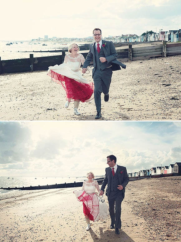 A 1950s Inspired Seaside Wedding