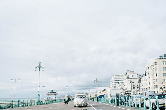 1950s inspired wedding dress Brighton wedding