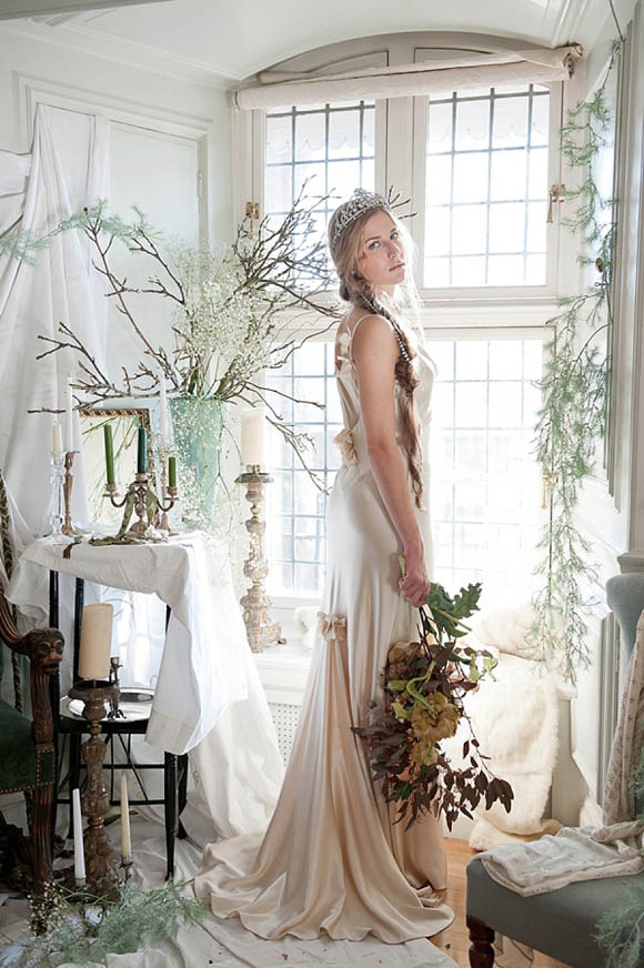 Edwardian inspired wedding dresses by Sally Lacock