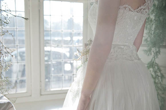 Edwardian inspired wedding dresses by Sally Lacock