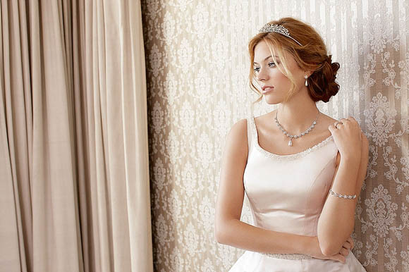 Classic and elegant sparkly wedding accessories from the Alan Hannah Devoted Collection for Jon Richard