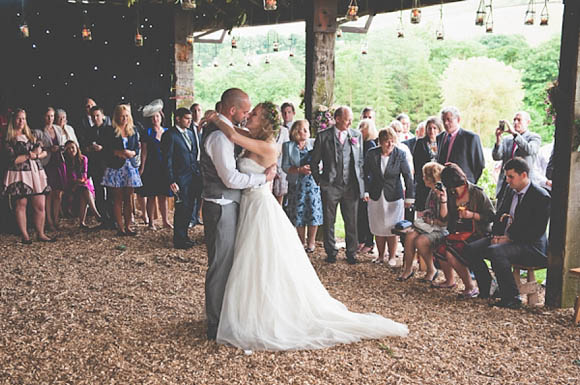 A Midsummer Nights Dream Rustic Outdoor Wedding with a Sassi Holford Wedding Dress