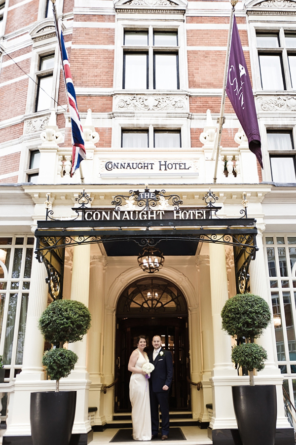 Jenny Packham Bride Connaught Hotel Wedding London