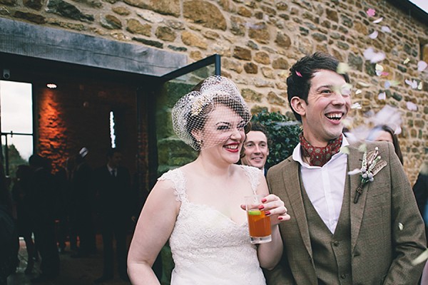 Childhood sweethearts tie the knot