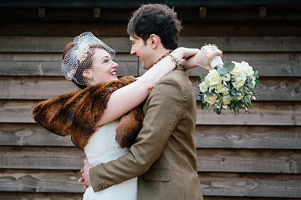 Childhood sweethearts tie the knot