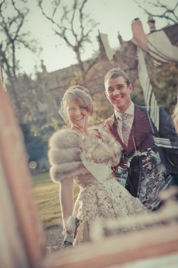 Ellingham Hall Justin Alexander wedding dress vintage wedding