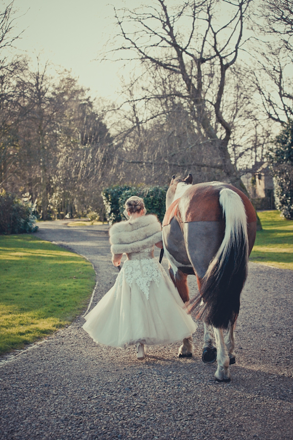 Ellingham Hall Justin Alexander wedding dress vintage wedding