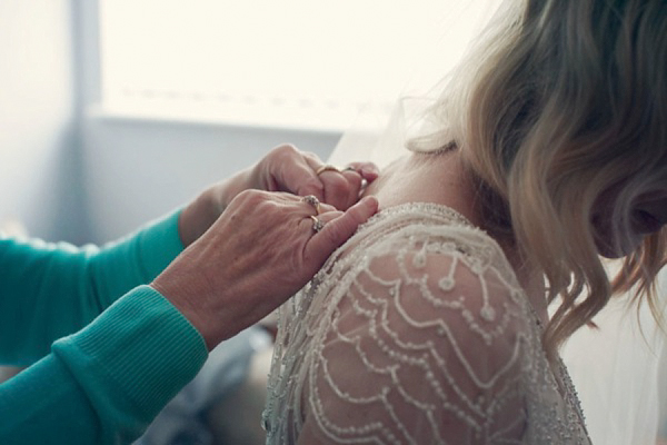 Eden by Jenny Packham VW Beatle Wedding