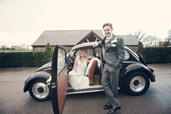 Eden by Jenny Packham VW Beatle Wedding