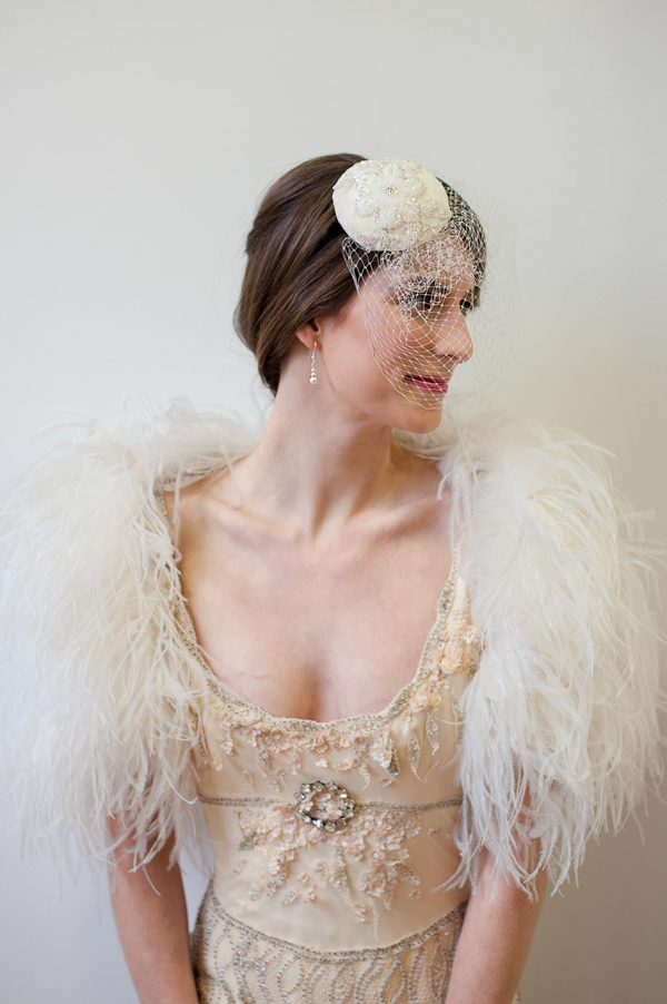 Vintage style wedding headpieces by Connie and Dollie The Sweetpea Collection