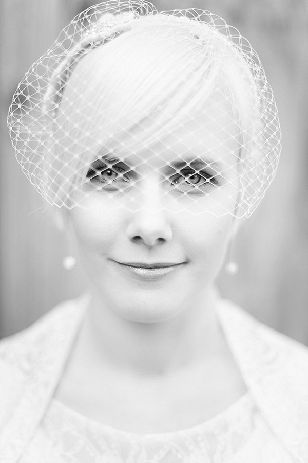 A bride wearing her Mums 1980s wedding dress with photography by Kirsten Mavric