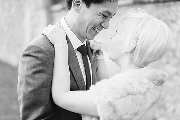 A bride wearing her Mums 1980s wedding dress with photography by Kirsten Mavric