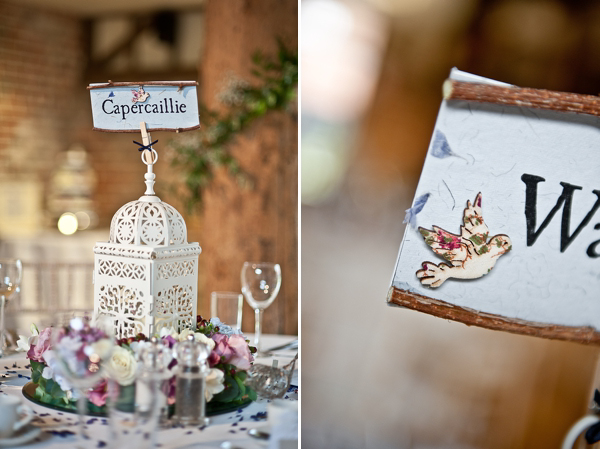 Ornithology and birds inspired wedding