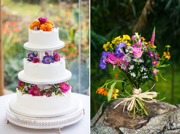 Bright and colourful Somerset marquee wedding