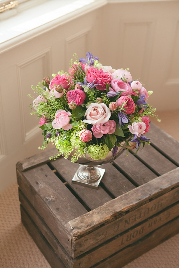 Ranunculus floral crown spring wedding flowers  Cat Hepple Photography