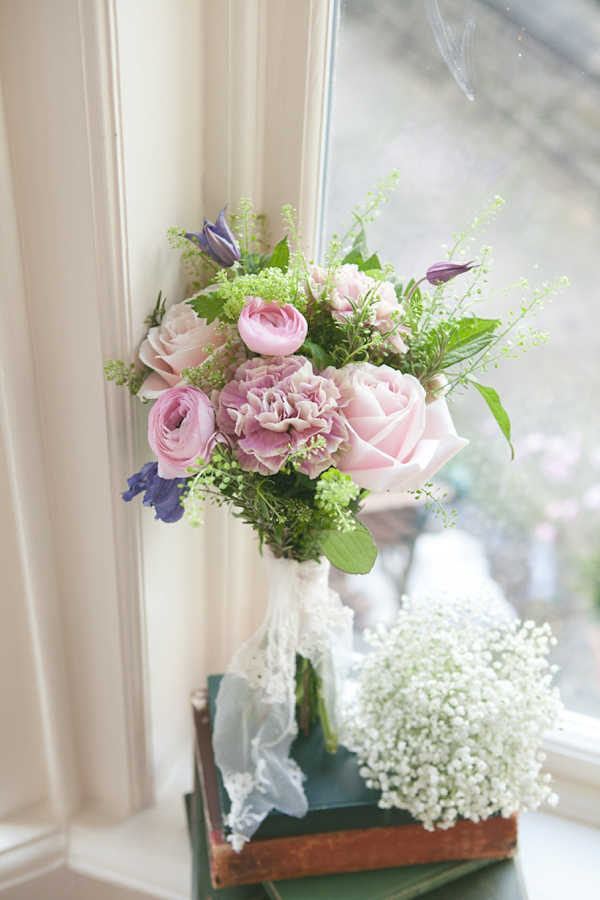 Ranunculus floral crown spring wedding flowers  Cat Hepple Photography