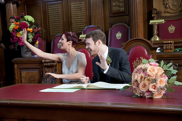 Jenny Packham Eden in Platinum Islington Town Hall London Wedding