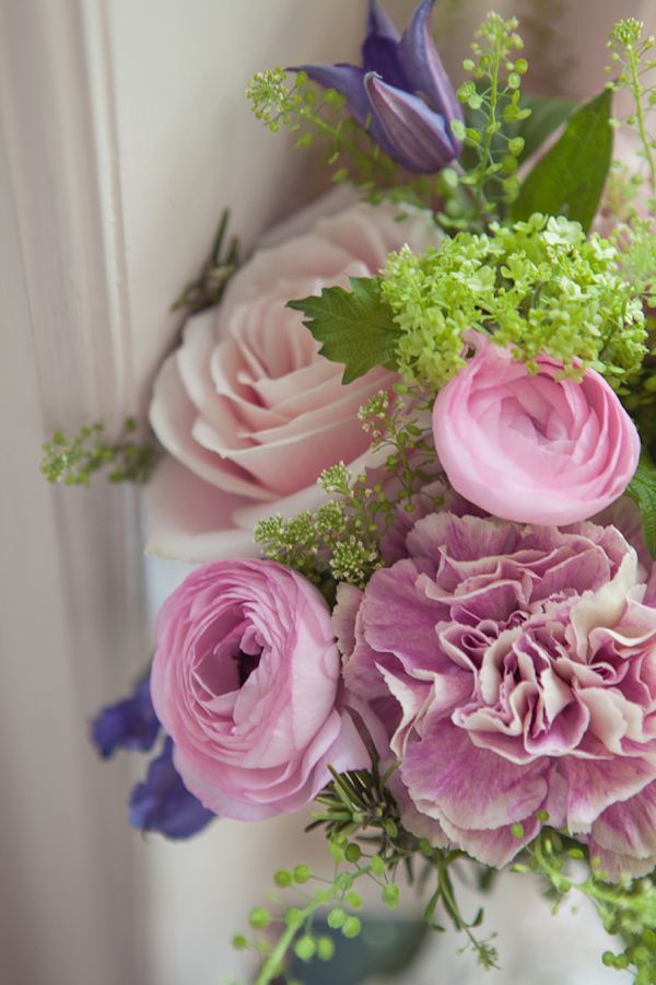 Ranunculus floral crown spring wedding flowers  Cat Hepple Photography