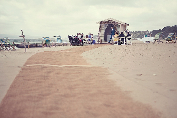 Beach hut wedding Kitty and Dulcie wedding dress