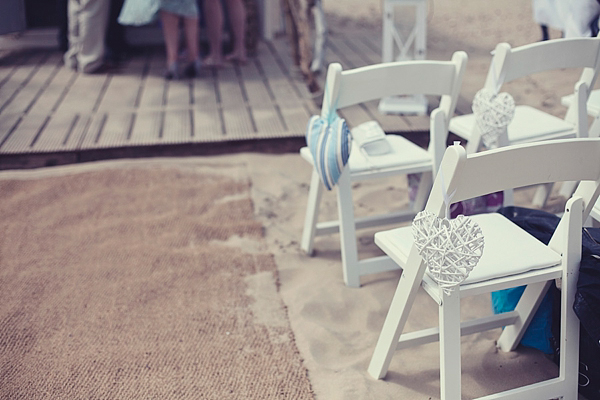 Beach hut wedding Kitty and Dulcie wedding dress