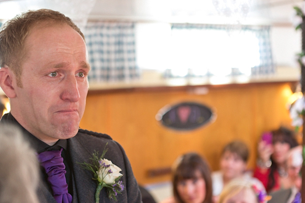 Wedding on a boat