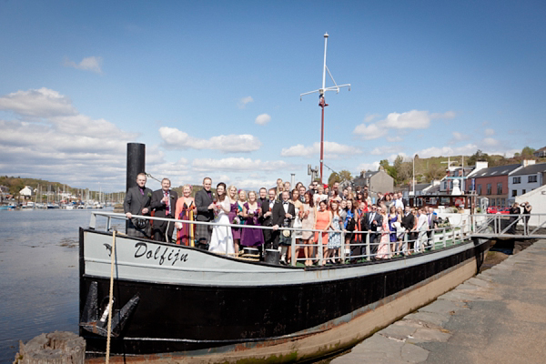 Wedding on a boat