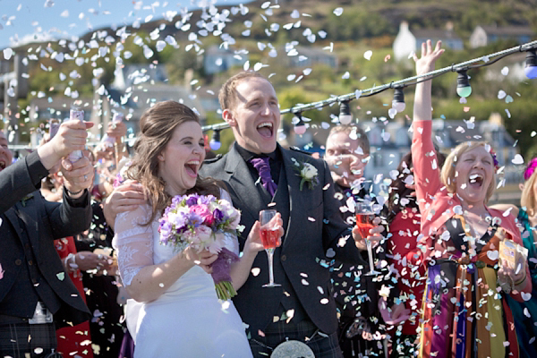 Wedding on a boat