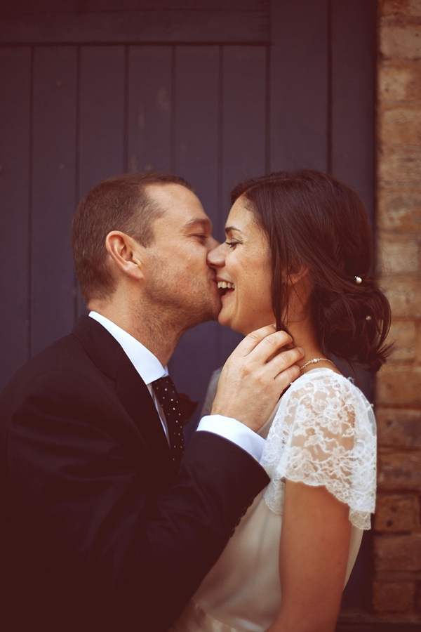 Vintage wedding dress Trinity Boy Wharf London lighthouse wedding