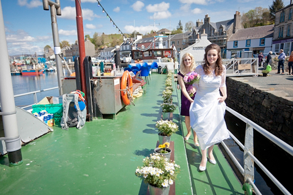 Wedding on a boat