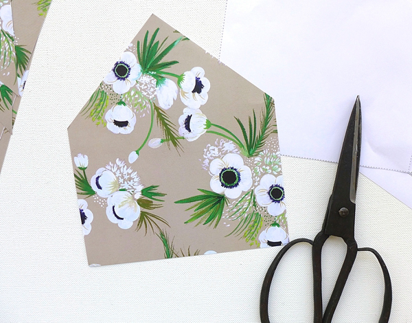 DIY Fancy Wedding Envelope Liner Tutorial by Berinmade for Love My Dress