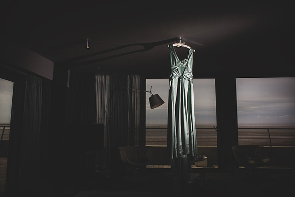 1920s inspired wedding Midland Hotel Pale Green Wedding Dress