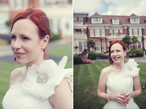 Beach hut wedding Kitty and Dulcie wedding dress