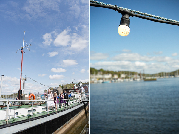 Wedding on a boat