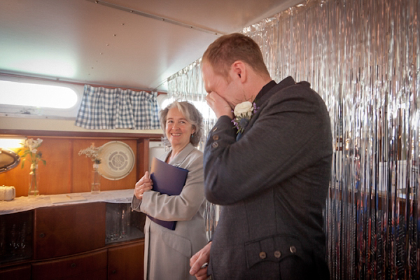 Wedding on a boat